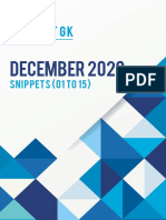 December 2020: Current GK