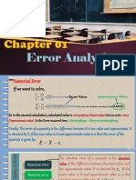 Chapter 01 (Error Analysis)