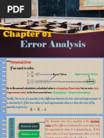 Chapter 01 (Error Analysis)