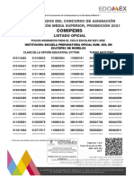 Listado de Comipems - Matutino