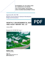 Monthly Environmental Monitoring and Audit Report No. 33