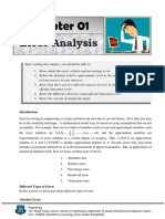 Error Analysis: After Reading This Chapter, You Should Be Able To