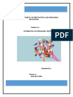 Antibiotics in Peadiatrics