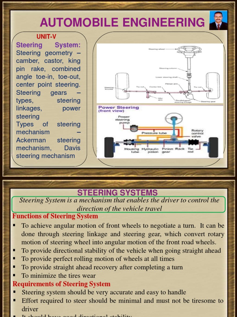 Ackerman vs. Davis Steering Mechanisms | PDF | Steering | Gear