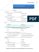 Passive Voice Practice