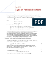 Stability Analysis of Periodic Solutions: X 8x F 8F