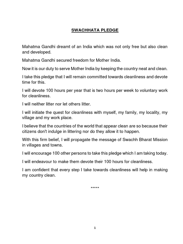 Pledge | PDF | Self-Improvement
