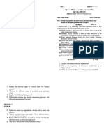 Industrial Management Exam Questions