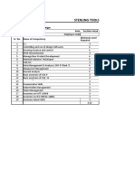 Competency Matrix Department: Design: Sterling Tools LTD