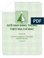 MikroTik GIỚI HẠN BĂNG THÔNG THEO ĐỊA CHỈ MAC