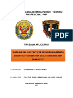 Trabajo Aplicativo de Administraciogeneral - So3 PNP Diaz Cabanillas, Alvaro Junior