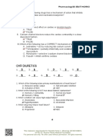 CHF and Diuretics Worksheet