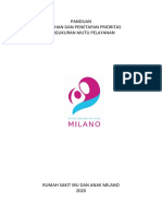 Panduan Pemilihan Dan Penetapan Prioritas Pengukuran Mutu Pelayanan