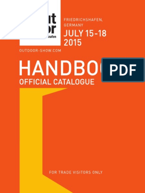 Outdoor 2015 Handbook | PDF