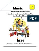 Music: First Quarter-Module 3 Musical Instruments From The Lowlands of Luzon
