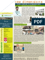 Shobhit University Newsletter Vol 3 Issue 6 & 7