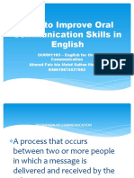 How To Improve Oral Communication Skills in English
