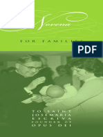 Novena To St. Josemaria For Families