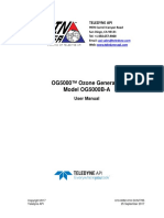 OG5000™ Ozone Generator Model OG5000B-A: User Manual