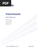 Potentiostat: User Manual