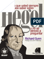 Lo Que Usted Siempre Quiso Saber Sobre Hegel y No Se Atrevió A Preguntar by Richard Gunn