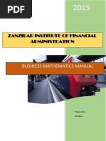 Mathematics Manual II