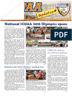 National SCUAA 2015 Olympics Opens: Romulo Leads 2015 Olympics Opening Rites