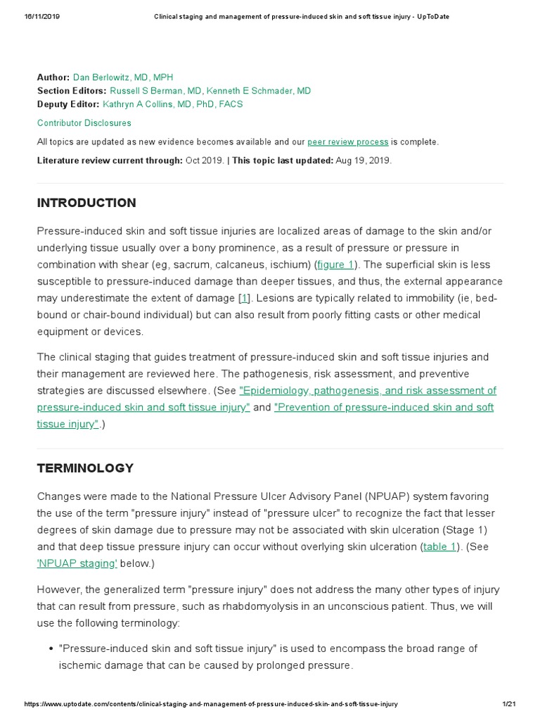 Pressure Injury Staging and Management Guide | PDF | Wound | Pain
