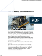 Start Competing - Space Wolves Tactics