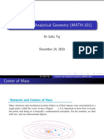 Calculus and Analytical Geometry (MATH-101) : DR Safia Taj