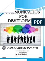 341566643142unit-9 - Communication For Development