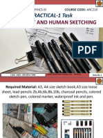 Practical-1 Task: Live Object and Human Sketching