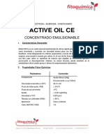 Ficha Tecnica Active oilCE