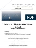 Welcome To Pakistan Navy Recruitment Online!: (HTTPS://WWW - Joinpaknavy.Gov - PK/)