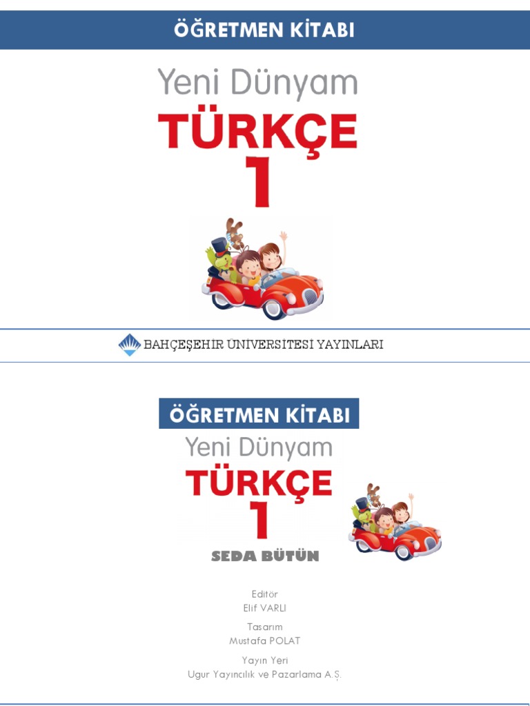 Yeni Dunyam Turkce 1 Ogretmen Kitabi PDF
