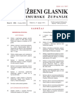 Službeni Glasnik Međimurske Županije Broj 11. Iz 2021. Godine