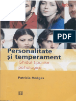 Patricia Hedges - Personalitate Și Temperament