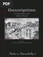 Description - in Literature and Other Media (W. Wolf, 2007) | PDF ...