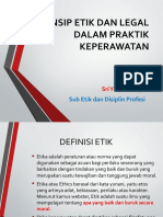 Prinsip Etik Dan Legal Dalam Praktek Keperawatan (CPD)