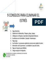 9 Consejos para Eliminar El Estrés