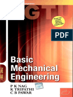 Basic Mechanical Engineering Be 204 by Nag