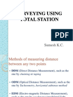 SURVEYING WITH A TOTAL STATION