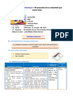 Dia 3 Sesion de Aprendizaje Socializa Tu Discurso