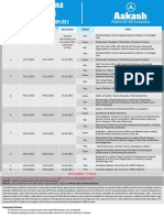 AIATS Schedule For Class XI Studying (2021-22)