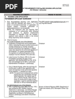 HDMF List of Requirements | PDF | Signature | Birth Certificate