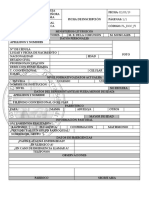 Ficha de Inscripcion de La Pastoral Liturgica