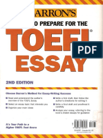 How To Prepare For The TOEFL Essay