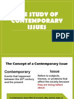 SS 10 Lesson 1 - The Study of Contemporary Issues