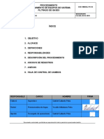 MAKAL-PO-03 Mantenimiento de Equipos Sistema de Filtrado de Gases