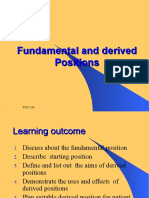 Fundamental and Derived Position
